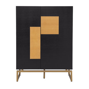 Modern Contemporary Locking Liquor Cabinets Allmodern Hursey Anywhere Bar Cabinet