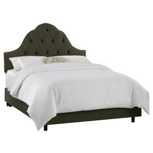 Melonie Tufted Velvet Upholstered Pane..