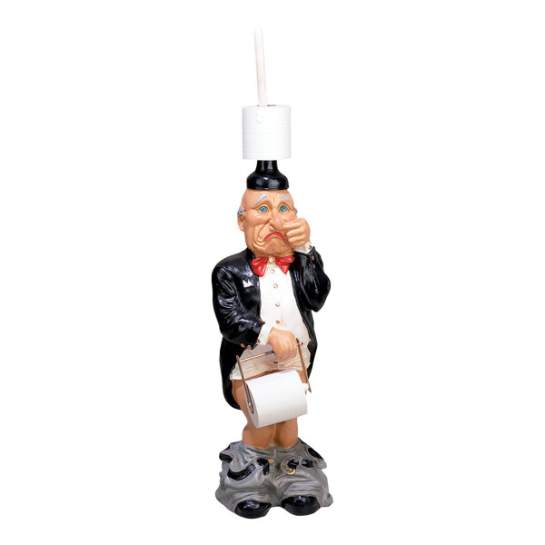 Abchomecollection Decorative Man Statue Pants Down Butler