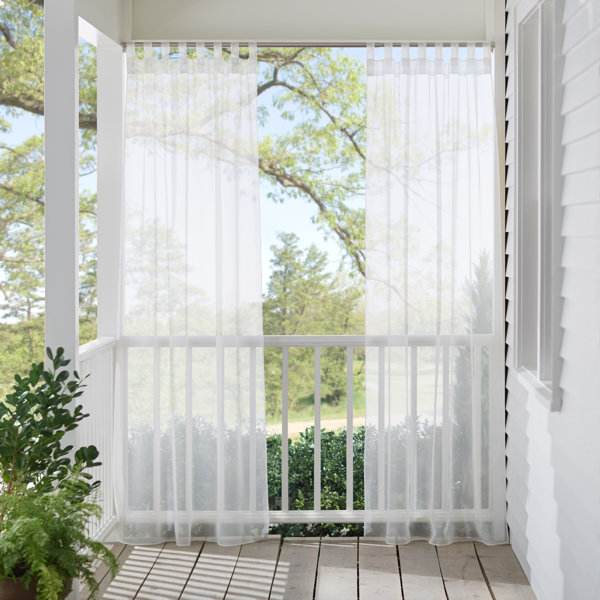 Andover Mills Bayport Appleton Solid Sheer Outdoor Tab Top