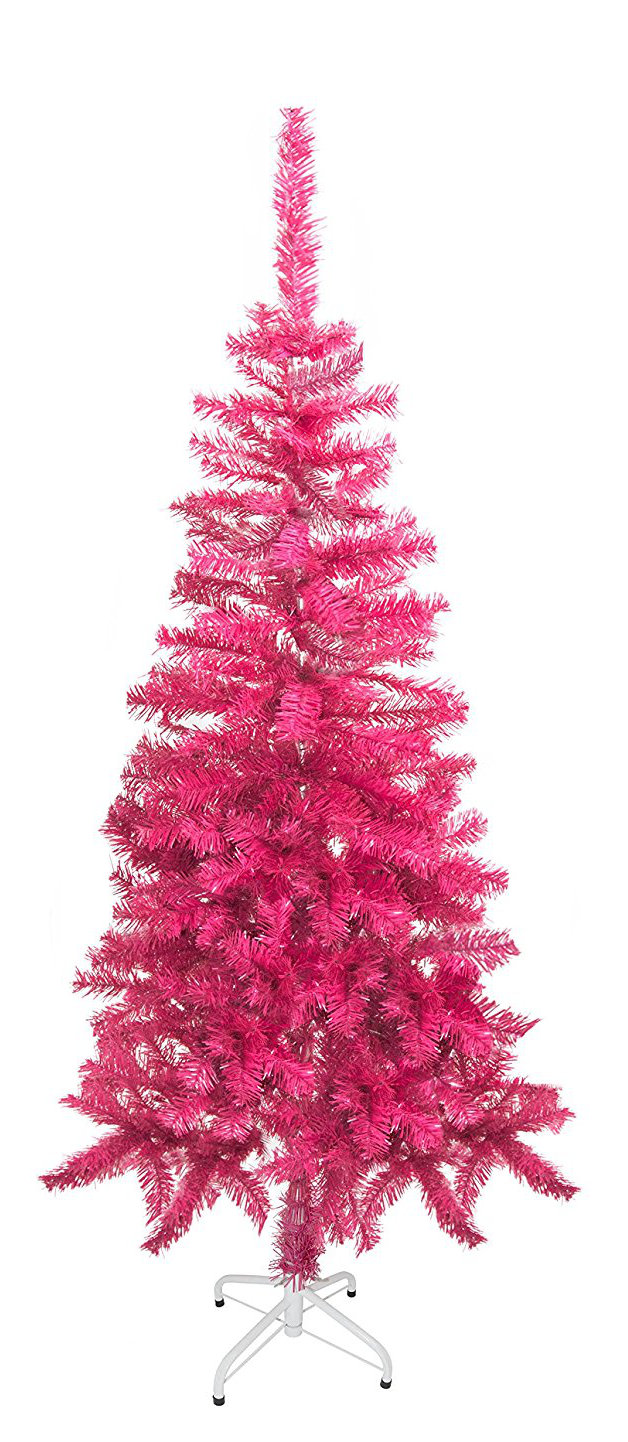 Pink Christmas Trees You Ll Love Wayfair 5 Pink Pine Artificial Christmas Tree