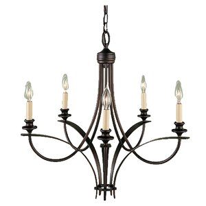 Boulevard 5-Light Candle-Style Chandelier