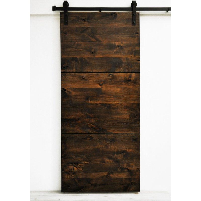 Dogberry Collections Flush Wood Finish Modern Slab Barn ... (800 x 800 Pixel)