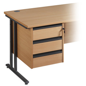 Aktenschrank Maestro mit 3 Schubladen von Home &..
