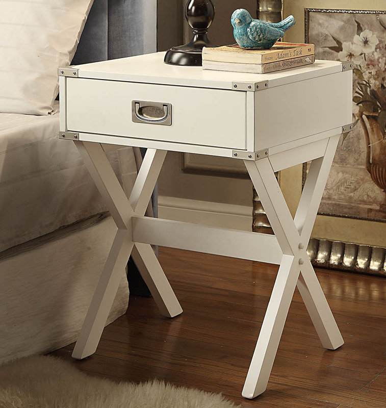 Acme Furniture Babs End Table With Storage Reviews Wayfair Babs End Table With Storage