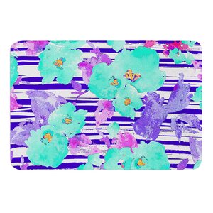 Cherry Blossom by Emine Ortega Bath Mat