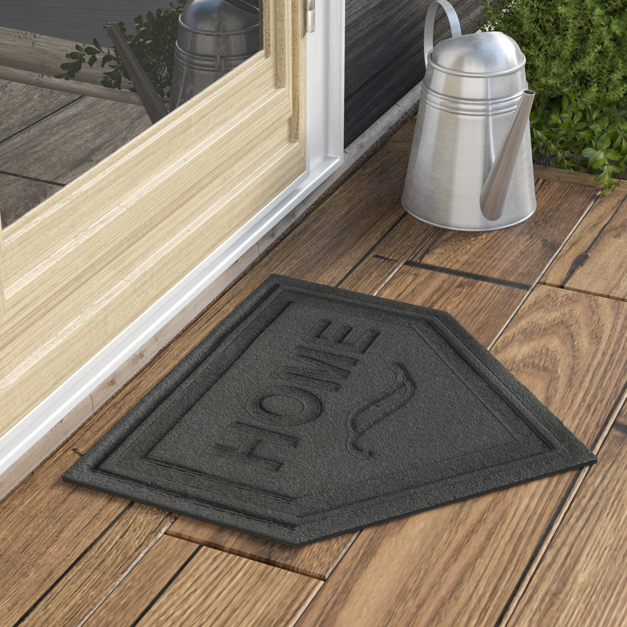 Beaupre Home Plate 24 In X 24 In Outdoor Door Mat