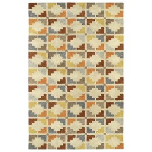 Dresden Hand Tufted Beige/Brown Area Rug