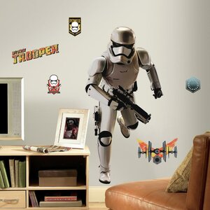 Star Wars Ep VII Storm Trooper P and S Giant Wall Decal