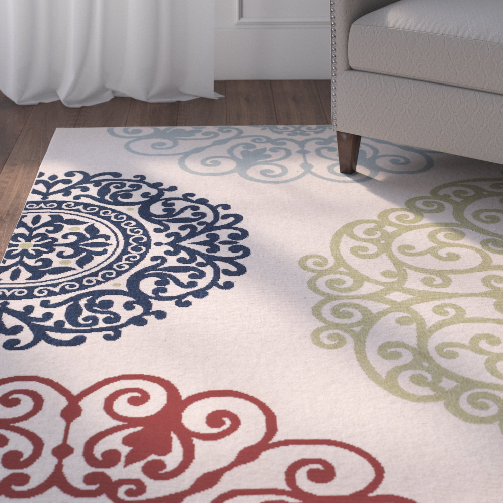 Three Posts Perrysburg Cream Sweet Pea Indoor Outdoor Area Rug Three Posts Perrysburg Cream Sweet Pea Indoor Outdoor Area Rug Reviews Wayfair