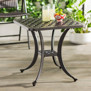 Outdoor Side Tables You Ll Love Wayfair Nola Metal Side Table