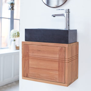 38 cm wandbefestigter Waschbeckenunterschrank Ba..