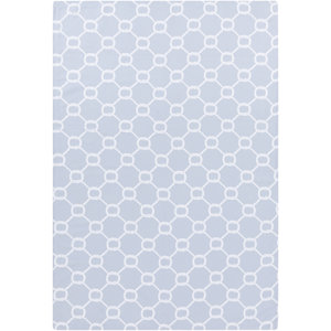 Brigham Pale Blue/White Indoor/Outdoor Area Rug
