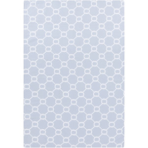 Brigham Pale Blue/White Indoor/Outdoor Area Rug