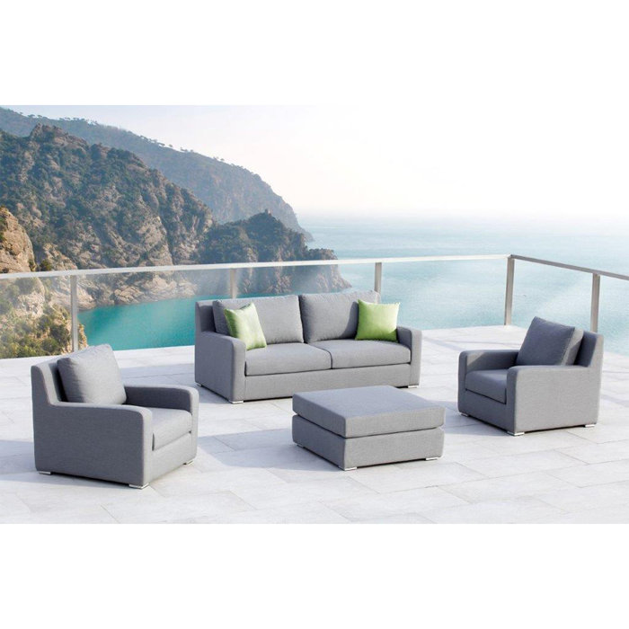 Royal 4 Piece Sunbrella Sofa Set With Cushions