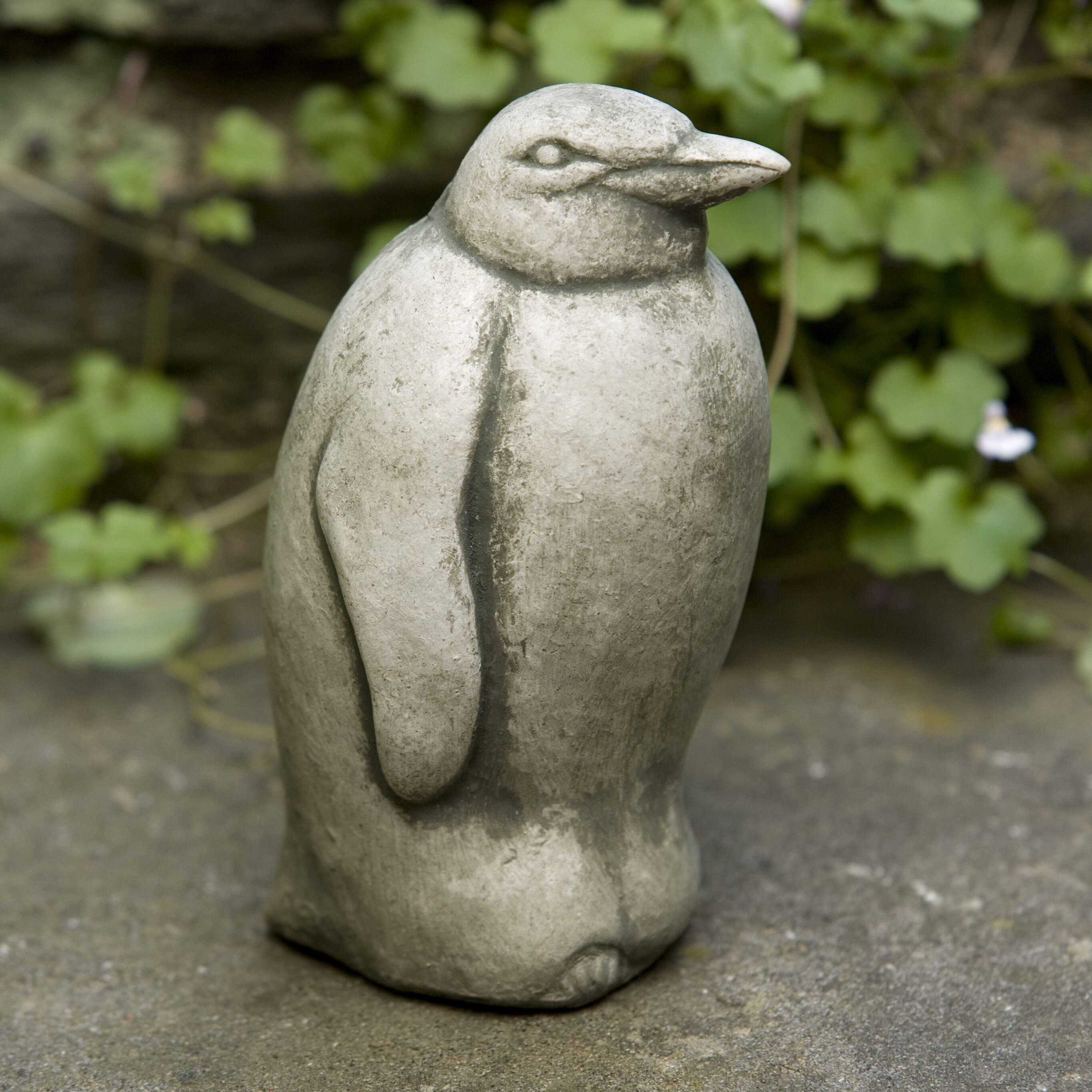 plastic penguin statue