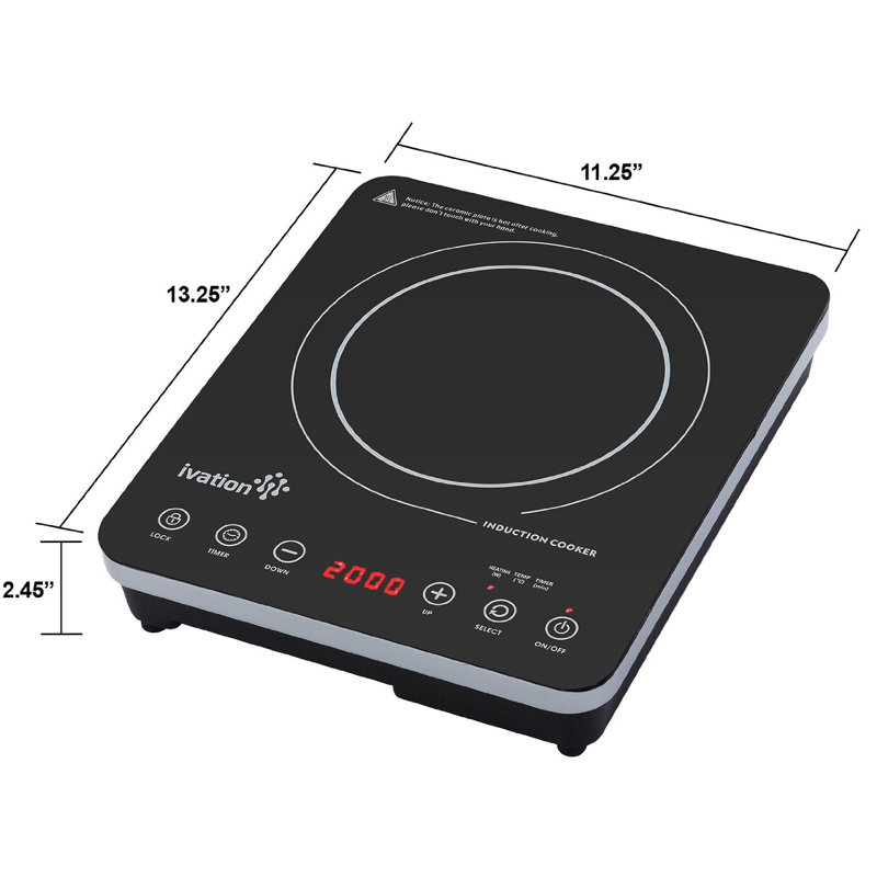 Ivation 16 Induction Cooktop With 1 Burner Wayfair