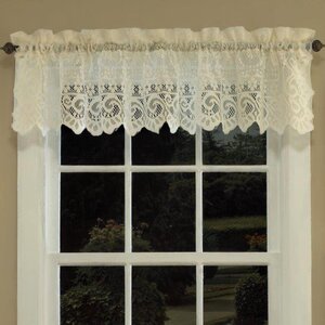 Kwame Floral Heavy Lace Curtain Valance