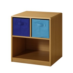 2 Drawer Nightstand in Brown