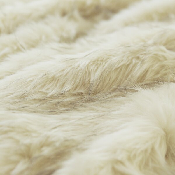 Wild Mannered Iced Fox Faux Fur Throw Blanket & Reviews | Wayfair