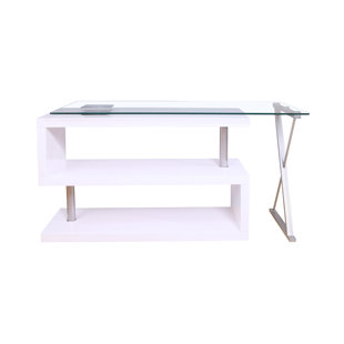 Modern Contemporary High Gloss White End Table Allmodern Save