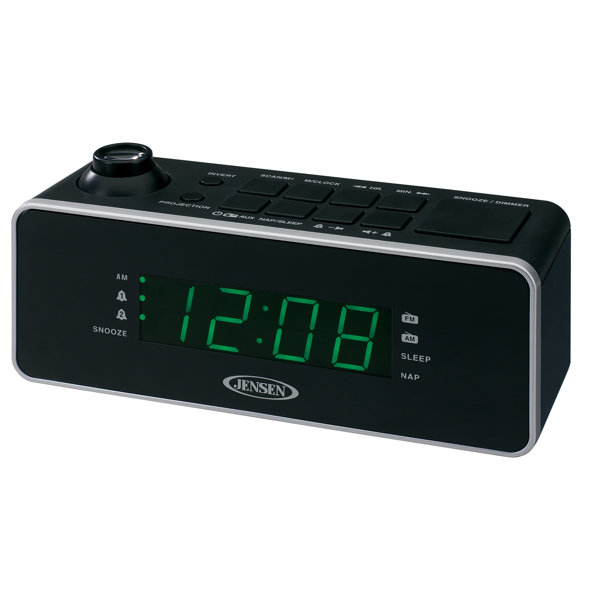 Alarm Clocks You Ll Love Wayfair Dual Alarm Projection Clock Radio