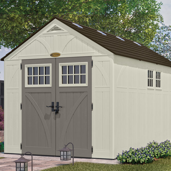 Suncast Tremont 8 ft. W x 13 ft. D Plastic Storage Shed
