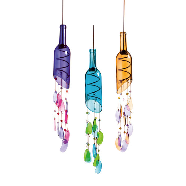 Glass Wind Chimes Bells You Ll Love Wayfair