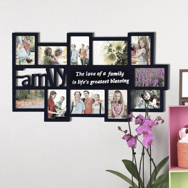 adecotrading 11 opening wooden photo collage wall hanging picture frame reviews wayfair - Wall Hanging Photo Frames Designs adecotrading 11 opening wooden photo collage wall hanging picture frame reviews wayfair - Wall Hanging Photo Frames Designs