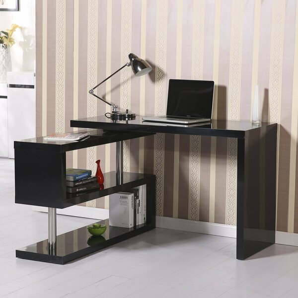 Homcom Rotating Computer Desk Reviews Wayfair