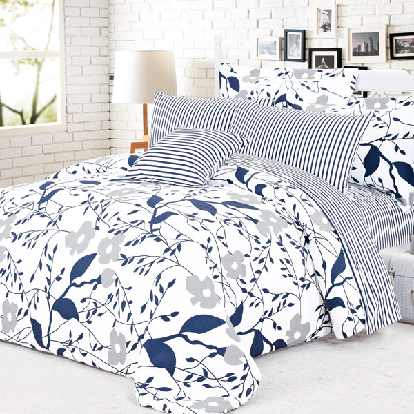 North Home Cynthia 4 Piece Reversible Duvet Cover Set Reviews North Home Cynthia 4 Piece Reversible Duvet Cover Set Reviews Wayfair