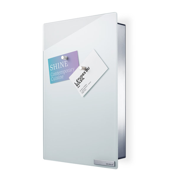 Blomus Velio Glass Memo Board with Hook Organizer & Reviews