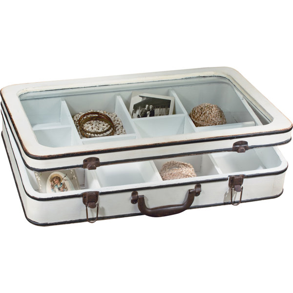 Tripar Wood Suitcase Jewelry Box Wayfair