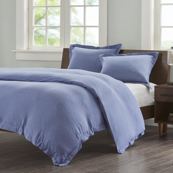 Jersey Knit T Shirt Cotton Duvet Cover Sets You Ll Love Wayfair