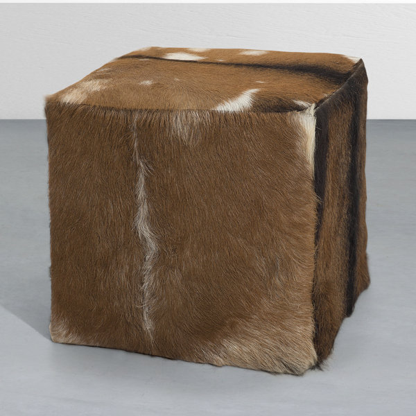 Home Loft Concept Würfelhocker Arta aus Leder | Wayfair.de