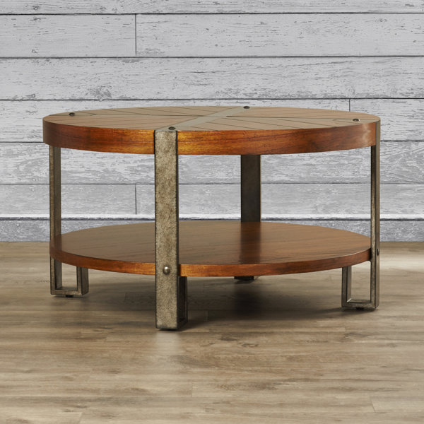 Loon Peak Gallatin Round Coffee Table Reviews Wayfair
