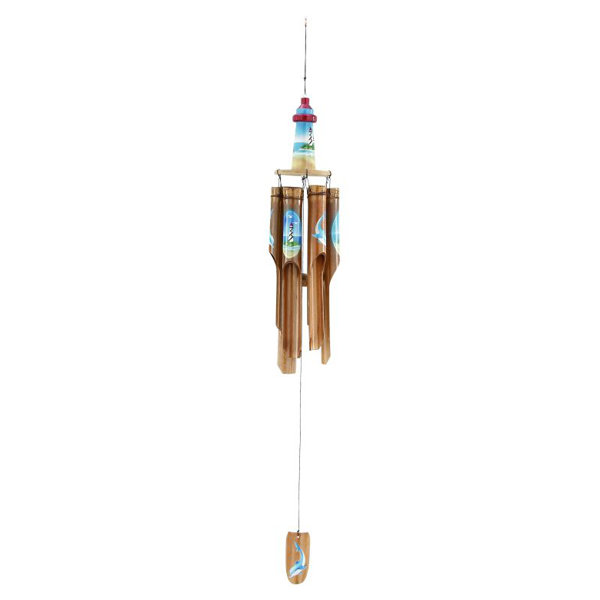 Cole Grey Bamboo Lighthouse Wind Chime Reviews Wayfair