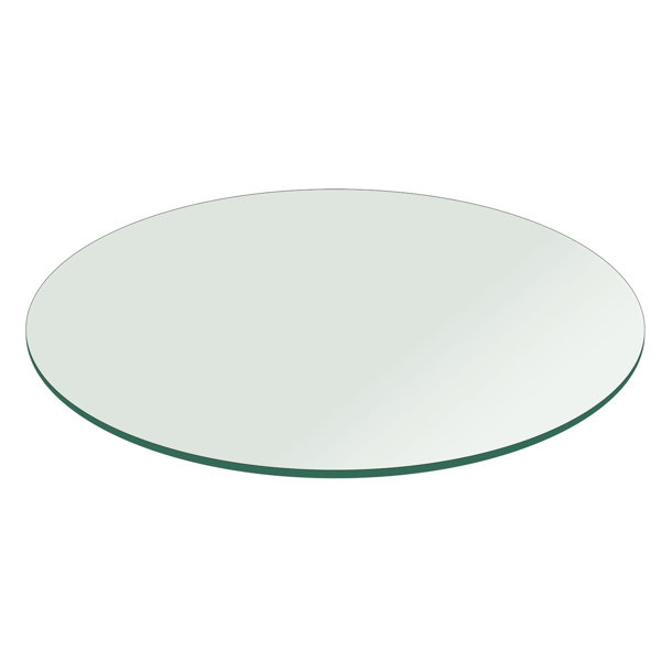 Fab Glasirror Round Tempered Glass Table Top Wayfair