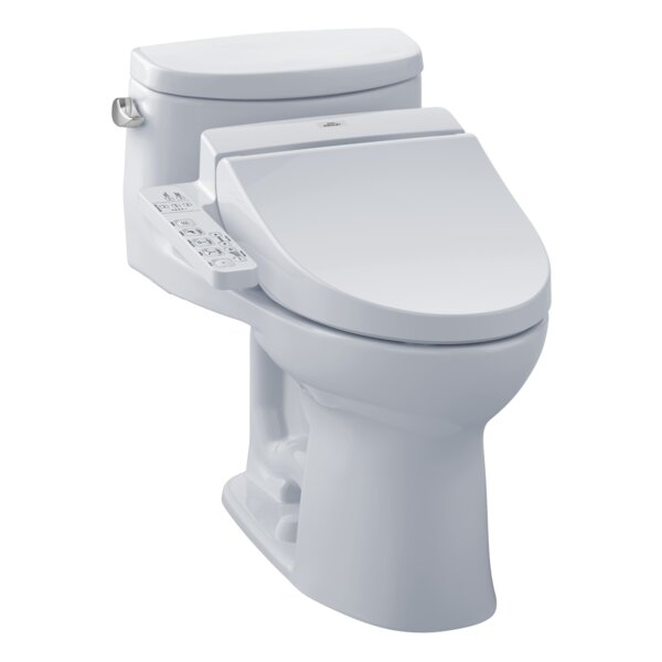 Toto Supreme® II 1.28 GPF Elongated One-Piece Toilet & Reviews | Wayfair