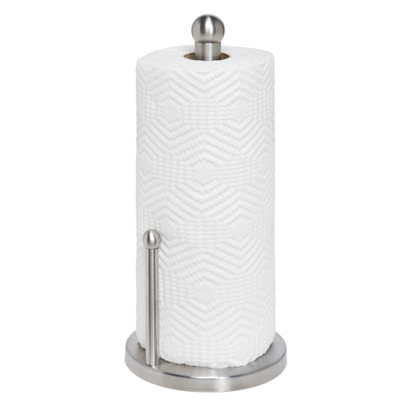Countertop Towel Holder Brushed Nickel Gatco Contemporary Paper Towel Holder In Satin Nickel