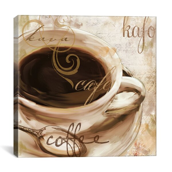 East Urban Home 'Le Cafe' Graphic Art Print & Reviews | Wayfair