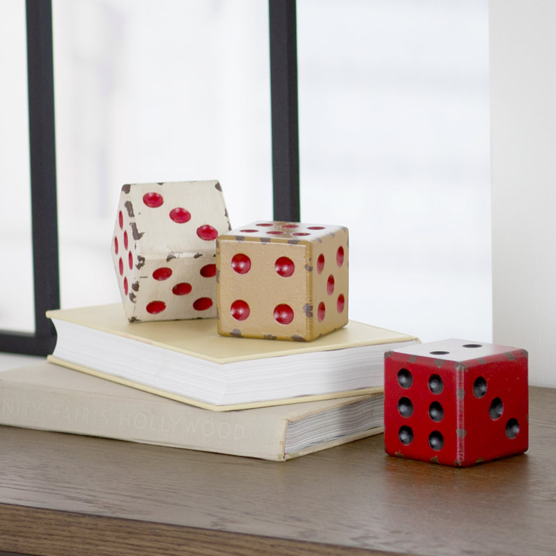 Mercury Row Dice Decor Sculpture & Reviews Wayfair
