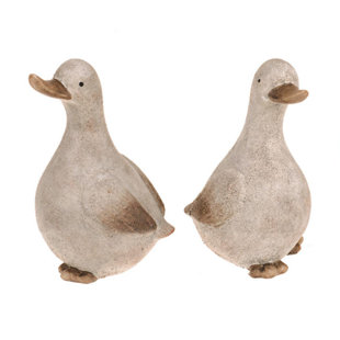 Duck Garden Ornaments Wayfair Co Uk Gullane 2 Piece Duck Statue Set