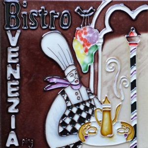 Bistro Venezia Tile Wall Decor