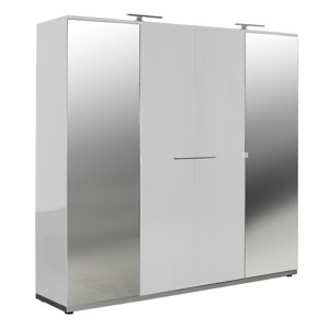 Drehtürenschrank Sunrise, 211,4 cm H x 222,8 cm..