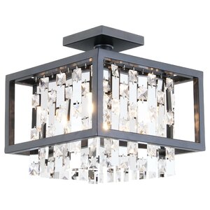 Amethyst 4-Light Semi Flush Mount