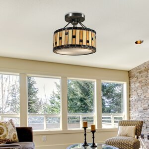 Mojave 2-Light Semi Flush Mount