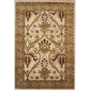 American Home Classic Arts & Crafts Antique Ivory & Sage Area Rug