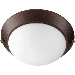 First Lo-Prof 2-Light Bowl Ceiling Fan Light Kit