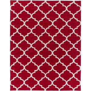 Holden Finley Red/Ivory Area Rug